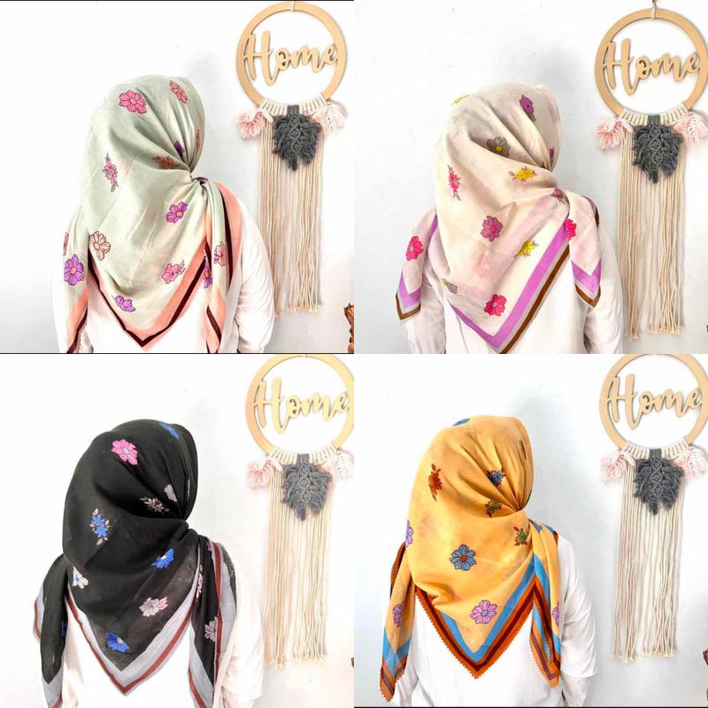 VOAL MOTIF/VOAL DEEKA/HIJAB MOTIF/HIJAB SEGIEMPAT/HIJAB LASERCUT