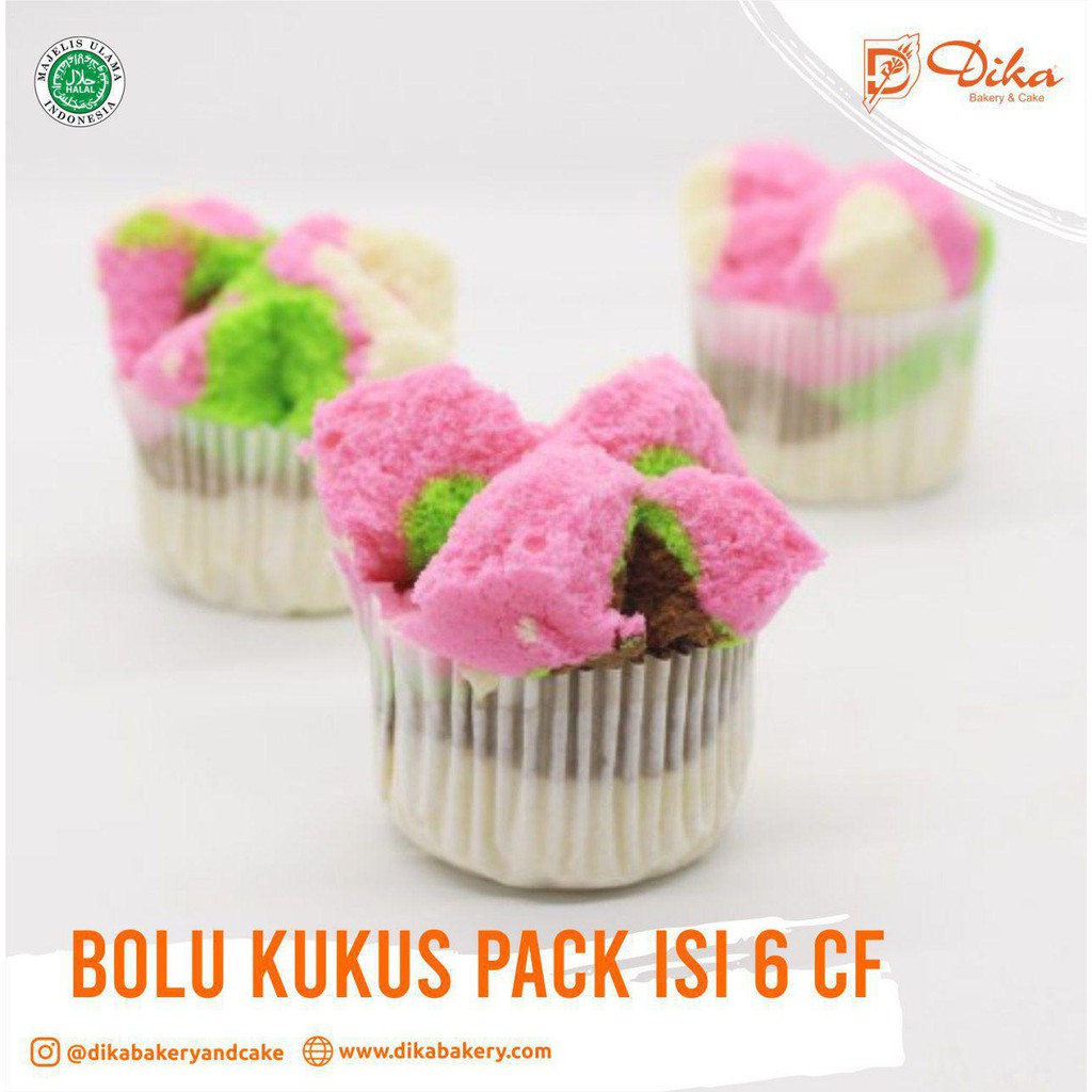 

Roti Bolu Kukus Pack 6 Cf Dika Bakery