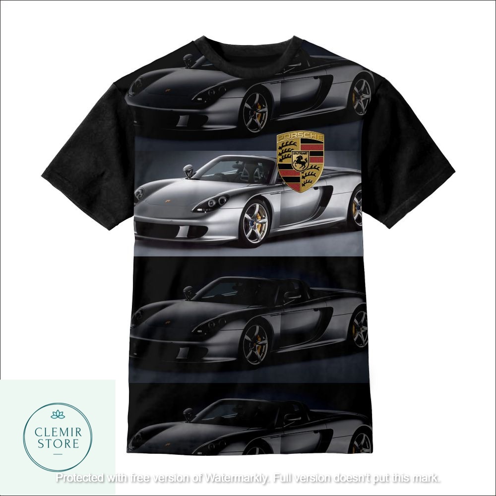 Kaos 3D Anak | Baju Printing - Baju Logo Porsche Cayman Untuk Usia 1-12 Tahun