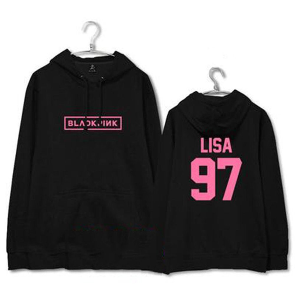 Jaket Hoodie Lisa Blackpink Keren