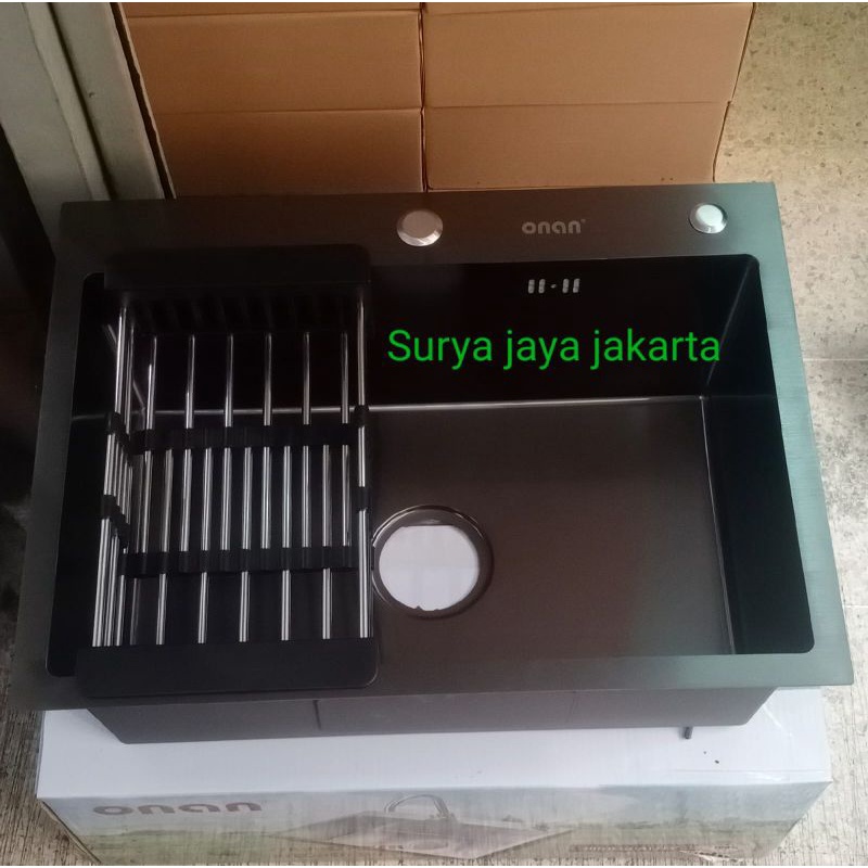 Jual Kitchen Sink Onan Black Original Sink Onan Hitam