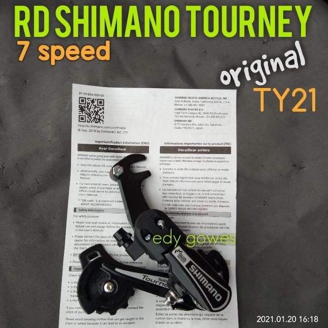 RD shimano tourney 7 speed model jepit