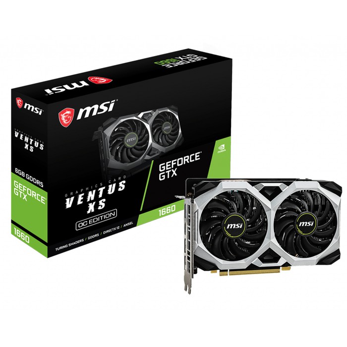 MSI Geforce GTX 1660 6GB DDR5 - Ventus XS 6G OC