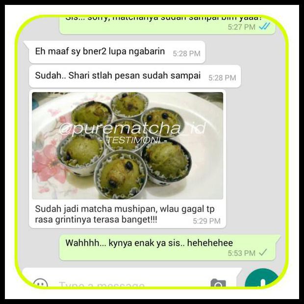 

Pure Matcha / Greentea Ukuran 100 Gram