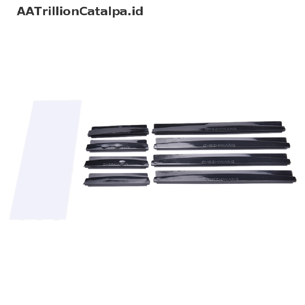 Aatrillioncatalpa 8pcs Strip Pelindung Pinggiran Pintu Mobil Anti Gores