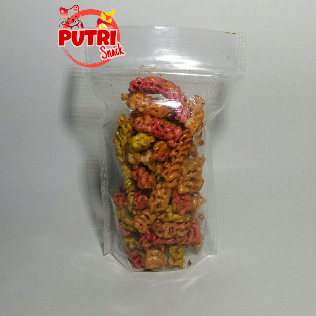 Kerupuk Tangga Seblak Kering 50gr+ Daun jeruk banyak rasa