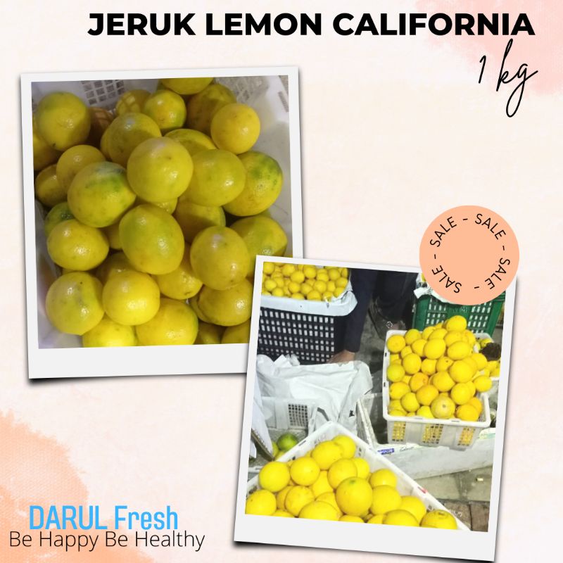

jeruk lemon California fresh 1 kg