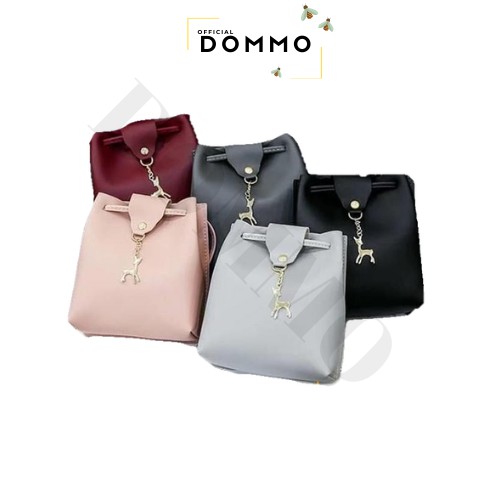 [LOKAL] DOMMO - D1049 TAS RUSA Dari Jakarta BISA COD Tas Selempang Rusa deer women girl MORYMONY