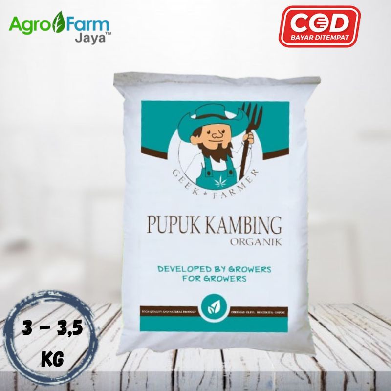 Pupuk organik Kandang Kambing Halus (Geek Farmer)