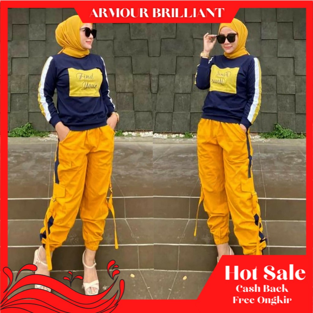 IJ-BAJU SETELAN WANITA-BAJU SETELAN JOGER-BAJU SENAM WANITA-SETELAN OLAHRAGA WANITA