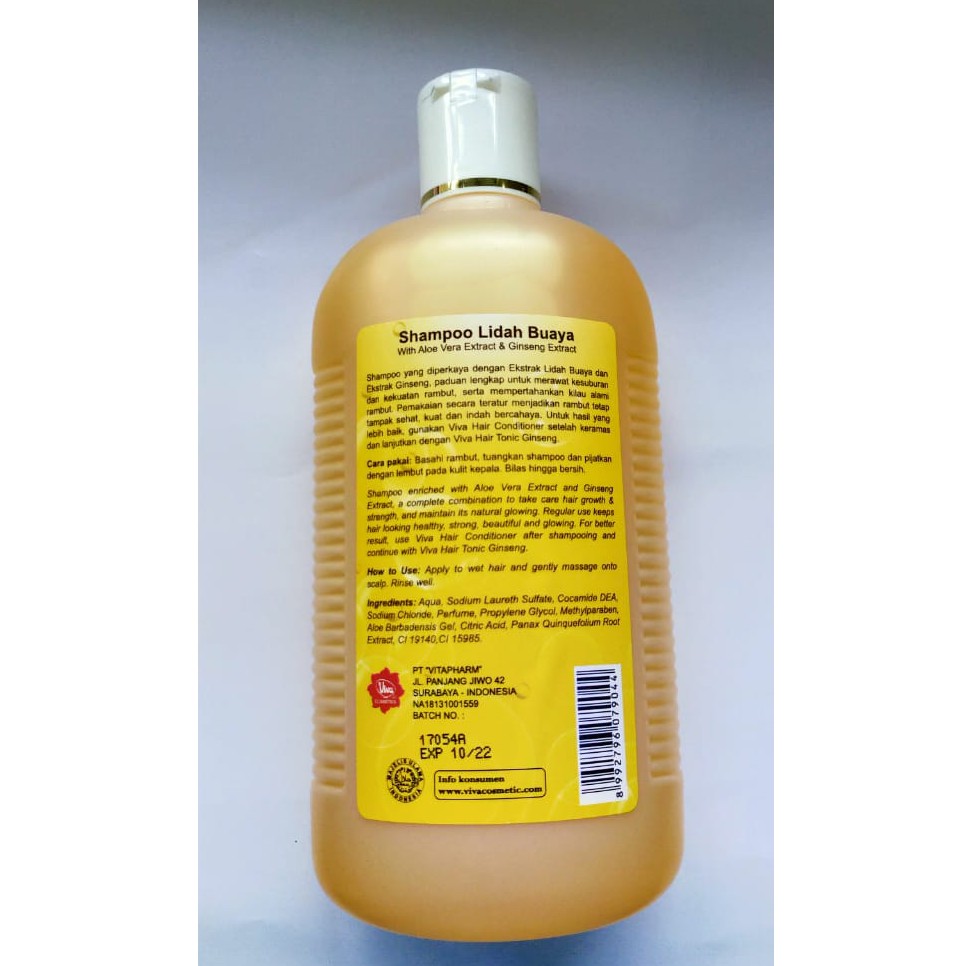 VIVA  SHAMPOO LIDAH BUAYA EKSTRAK GINSENG