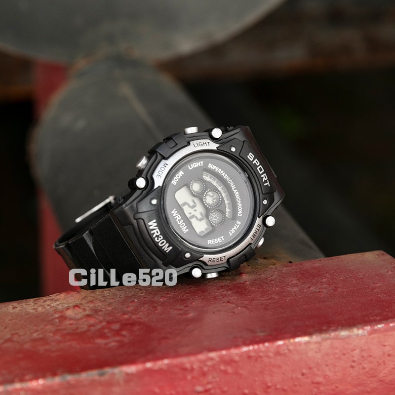 [MURAH  Jam tangan elektronik][ADA LAMPU]   Jam tangan elektronik  WANITA PRIA  Fashion MURAH-6