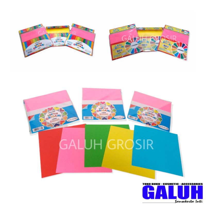 

Kertas Origami 5 Warna Legong
