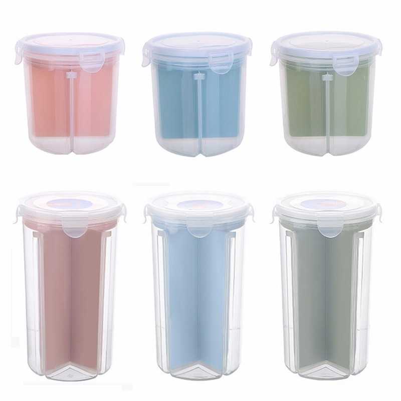 Grosir_ij - Toples Penyimpanan Beras Sereal Oats Storage Jar 4 Slot