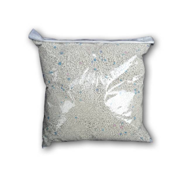 Petshop Bandung || Pasir Kucing Gumpal & Wangi 1kg Plastik Bening - Pasir Hamster Wangi - Pasir Bent