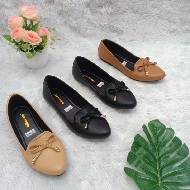 SEPATU FLATSHOES WANITA SOL KARET H06 37/44