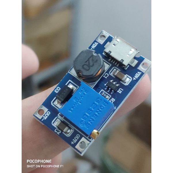 Step UP 2A MT3608 DC-dc 2A Step up charger Hp micro usb Penaik tegangan dari charger Hp penstabil