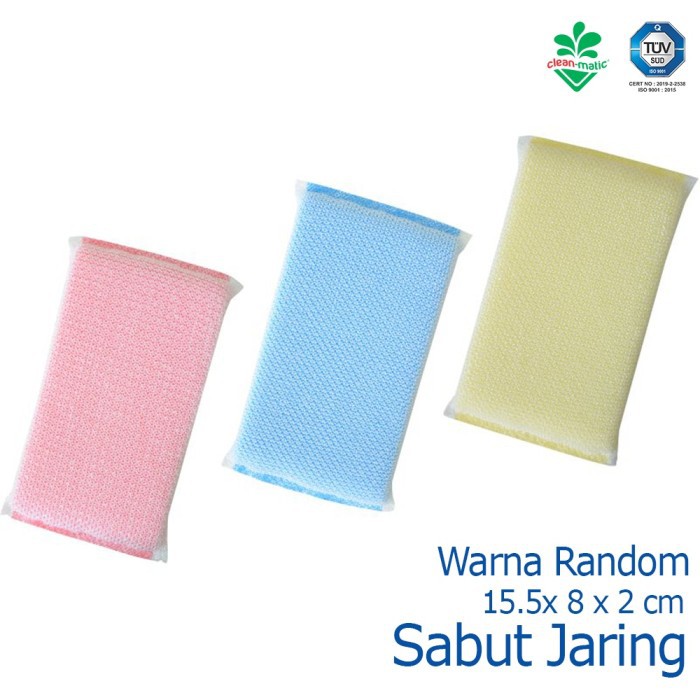 Sabut jaring spons Jaring Cuci Piring Sponge 170074 Cleanmatic