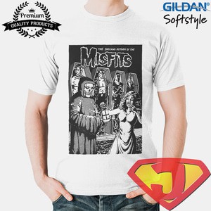 Kaos Band Metal Pria /  Original Gildan - MISFITS