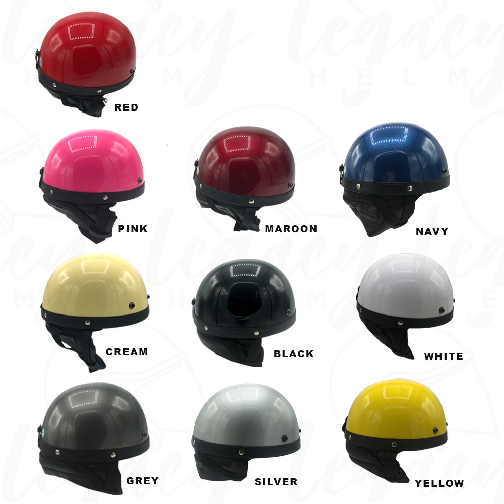 Legacy Helm - Helm Chips Bogo Setengah Dewasa Solid