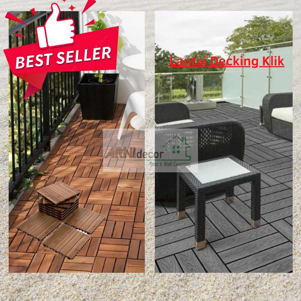 Lantai Wpc Decking Tile