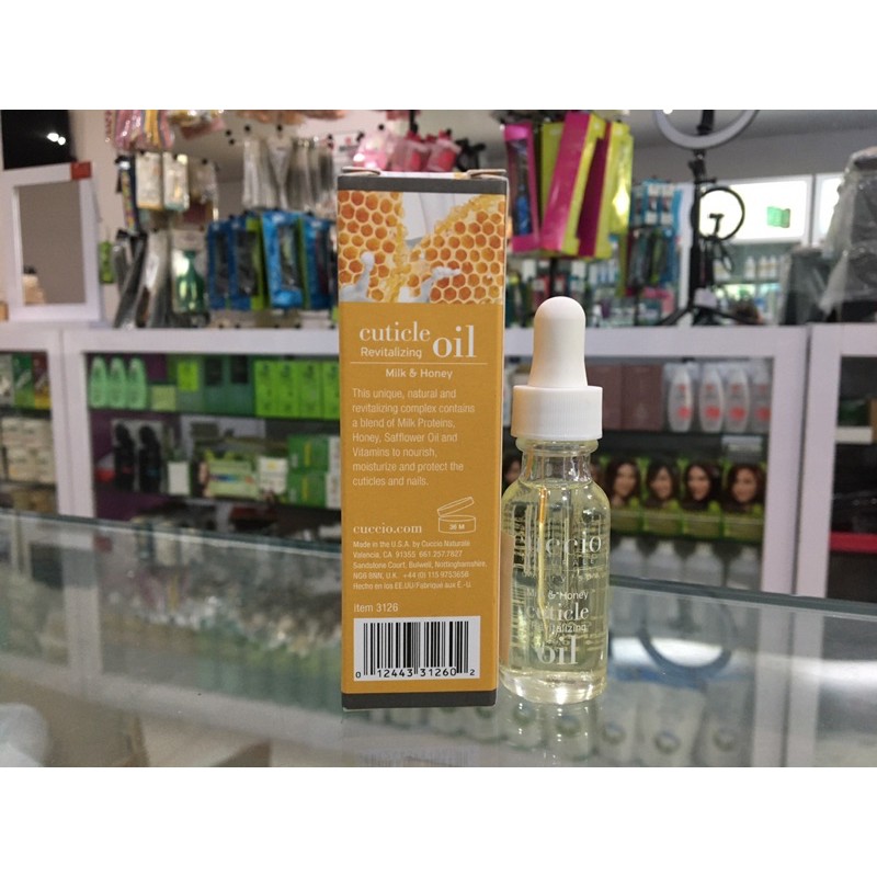 Cuccio Revitalizing Cuticle Oil Milk &amp; Honey 15ml