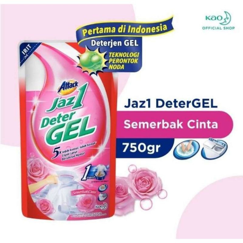 Attack Jaz 1 Jaz1 Detergel Detergent Gel 750gr