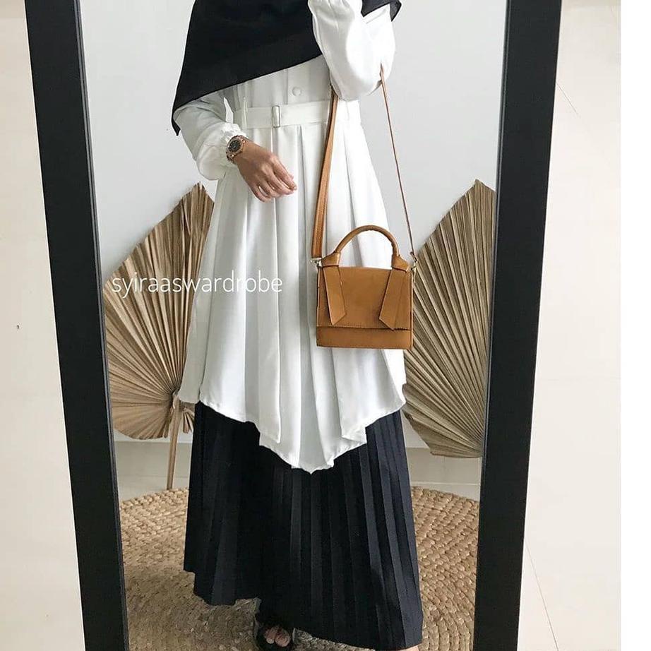 Terbaru Tunik Amanda 2022 Wanita Polos Kekinian - Tunik wanita