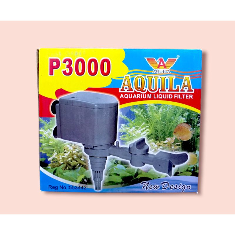 PROMO MURAH POMPA AQUARIUM KOLAM HIDROPONIK AQUILA P 3000