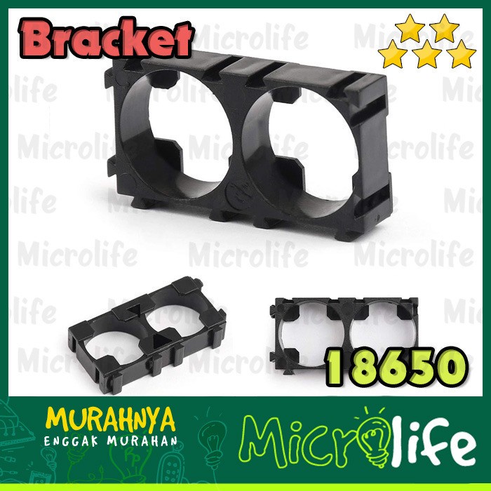 Holder Bracket Baterai 18650 Braket Sambungan