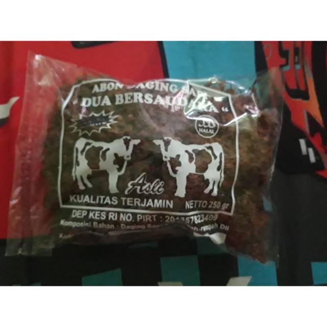 

Abon sapi 250gram manis dan pedas