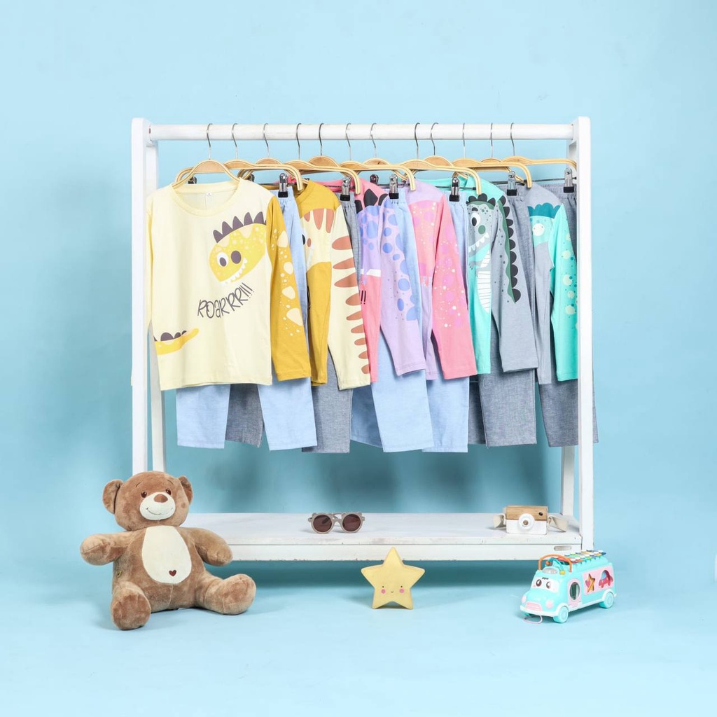 Setelana anak Dino series Longsuit by Big bugs