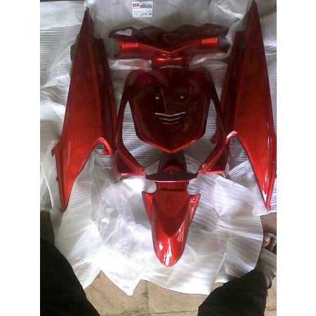 PROMO TERMURAH FULL BODY HALUS HONDA BEAT LAMA KARBU MERAH MARUN 2008 2009