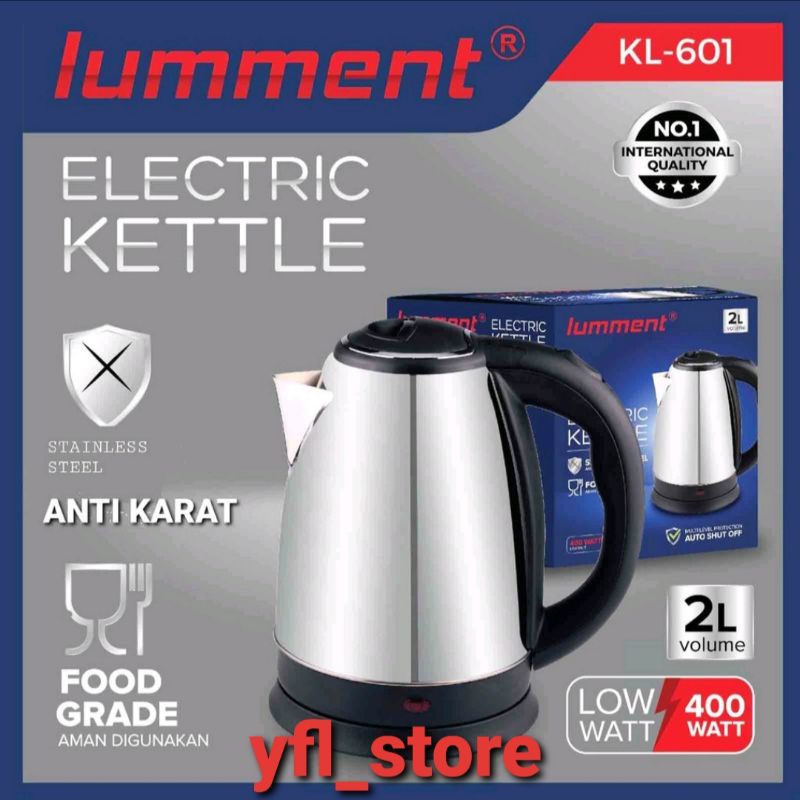 0TEK0 LISTRIK / ELECTRIC KETTLE OTOMATIS 2 Ltr LUMMENT KL-601