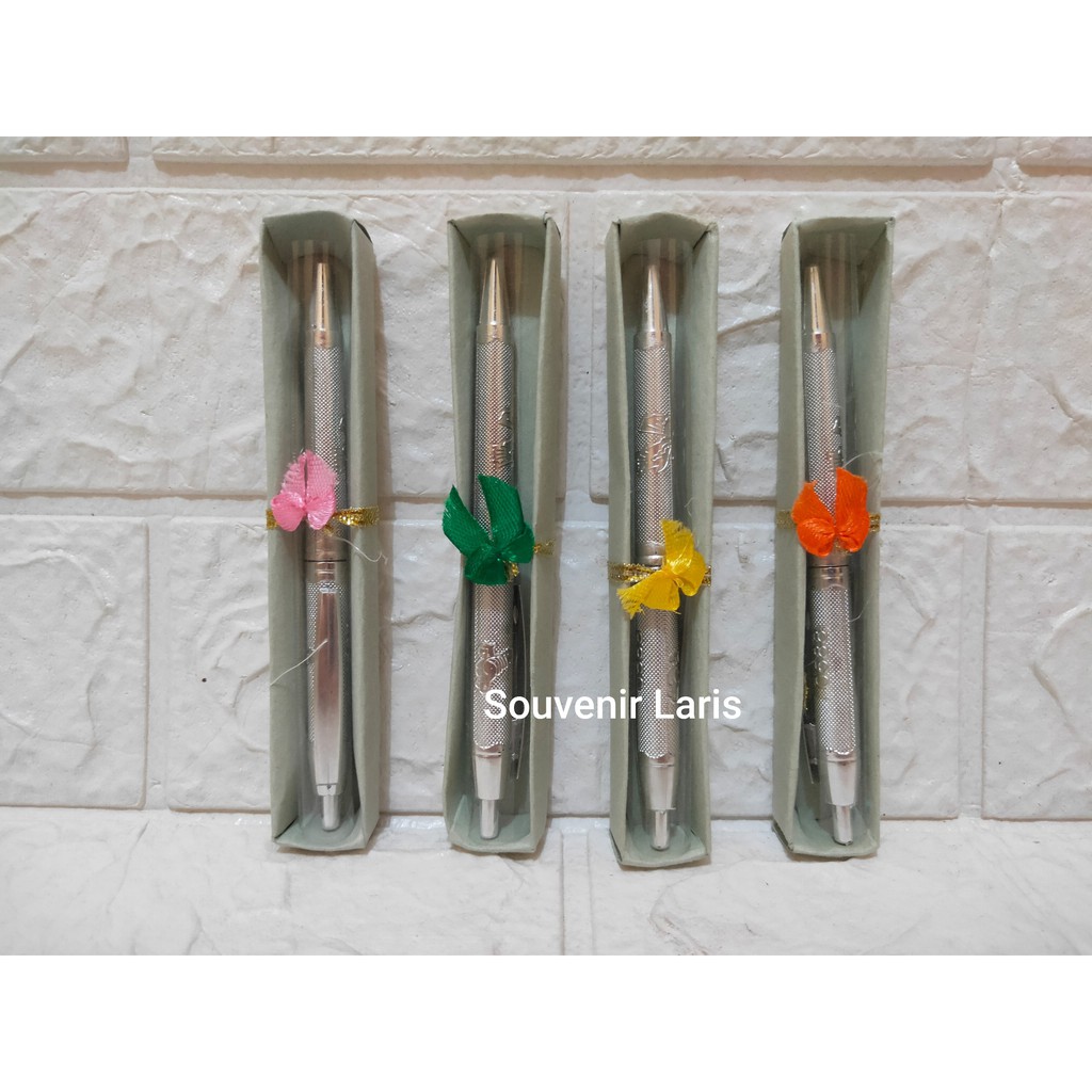 

Souvenir pulpen pen bolpen bolpoin emas perak kemas box sovenir sofenir