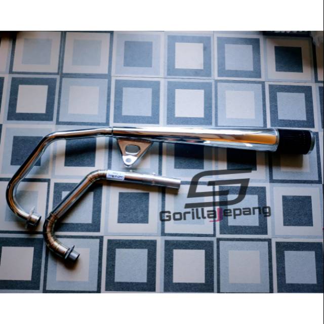 Knalpot GL pro ntd kleper set leher cacing