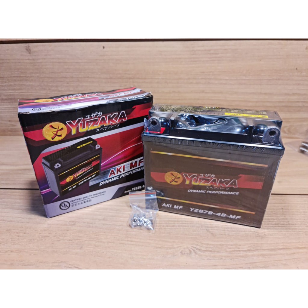 TIGER/ SCORPIO - BATTERY/ AKI KERING/ GEL YZB7B-4B-MF TEGANGAN ARUS 13.8V- 14.8V YUZAKA
