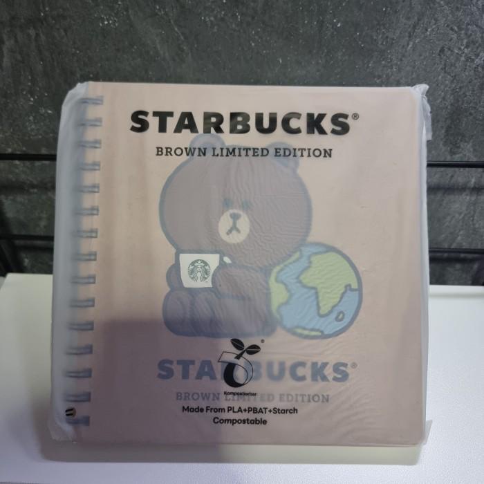 

Starbucks X Line Friends Brown Limited Earth Day Edition Notebook