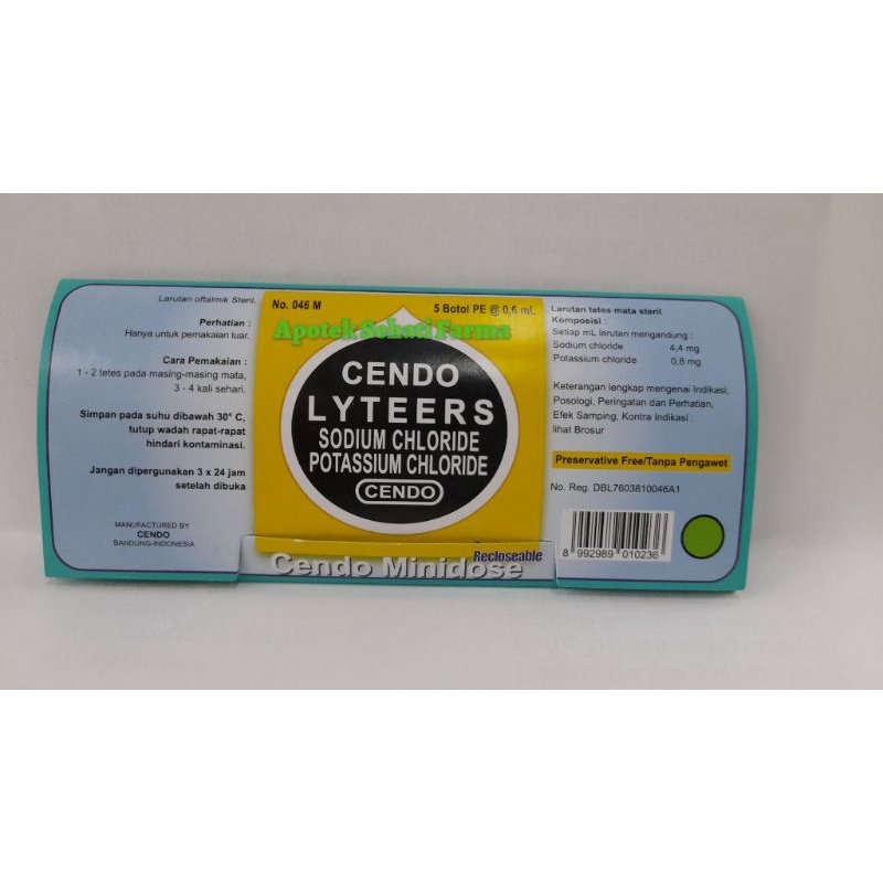 CENDO LYTEERS MINIDOSE