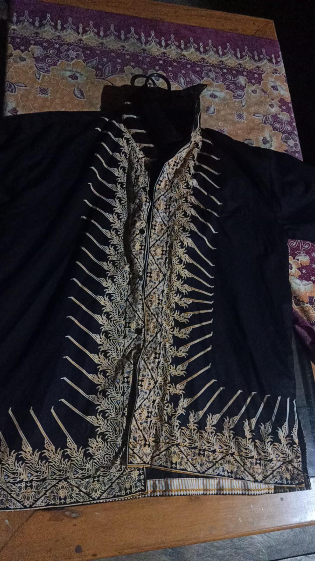 Kemeja Batik Mangkubumi Pen Rajasakti Pakaian Pria Batik Formal Lengan Pendek Berfuring