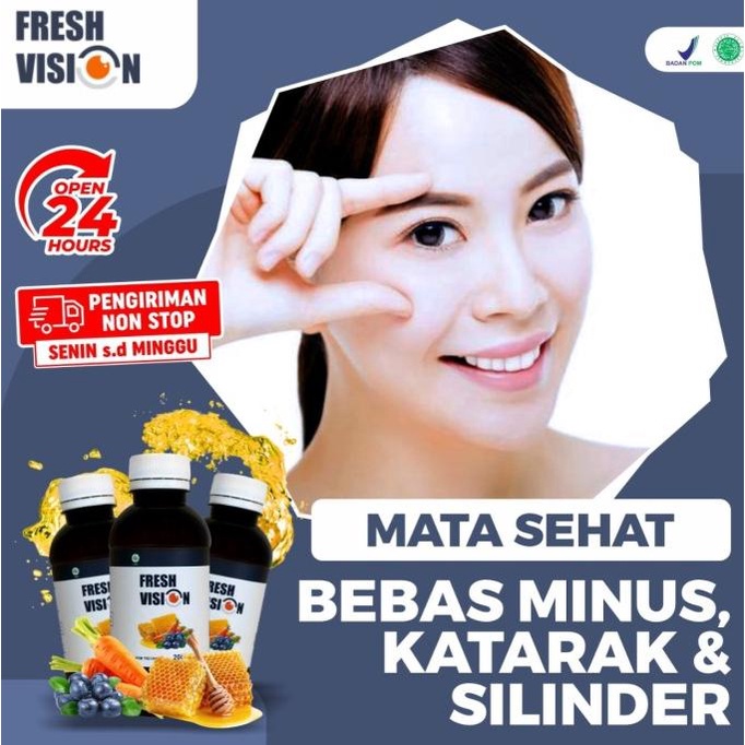 Fresh Vision | Madu Kesehatan Mata Sembuhkan Minus Mata Merah Katarak