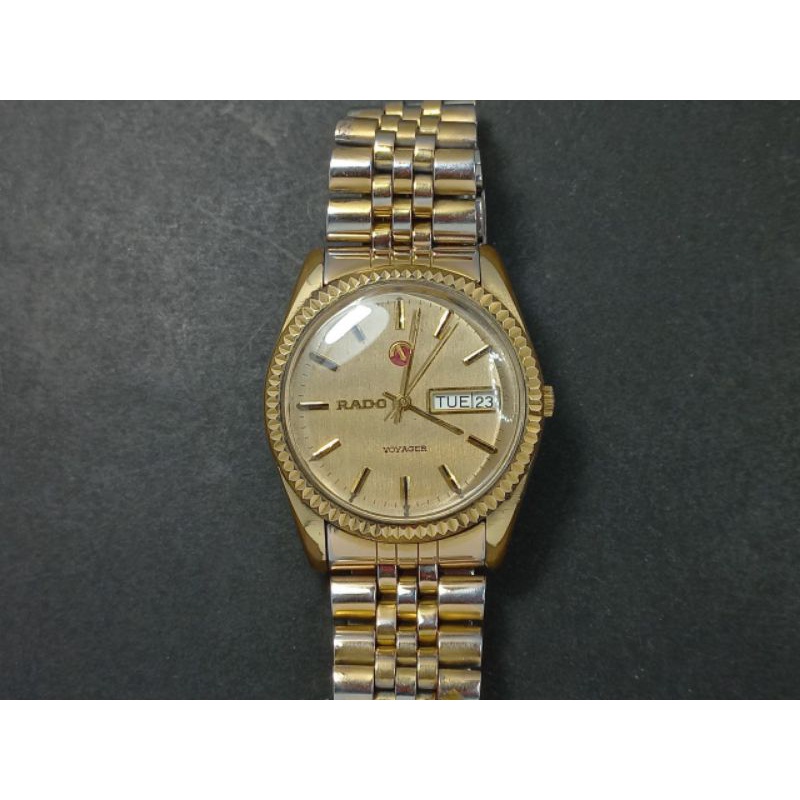 Rare and Vintage Rado Voyager Gold Automatic Watch