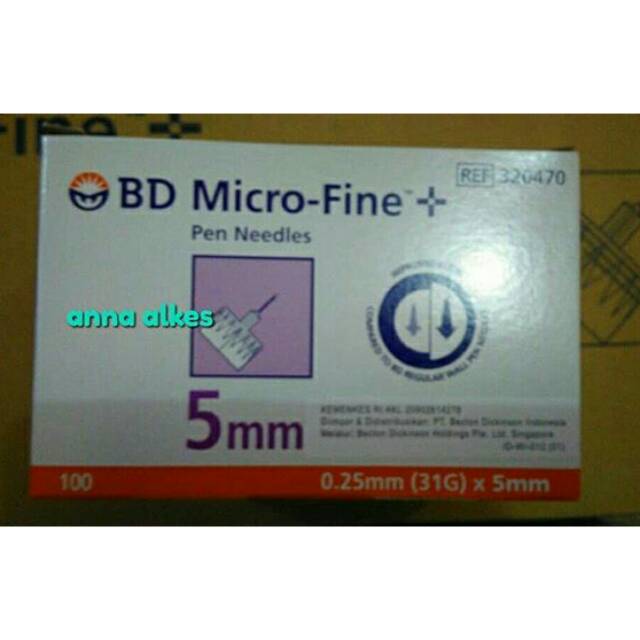 

BD MICROFINE 5MM / NEEDLE ULTRAFINE BD / PEN NEEDLE 5MM