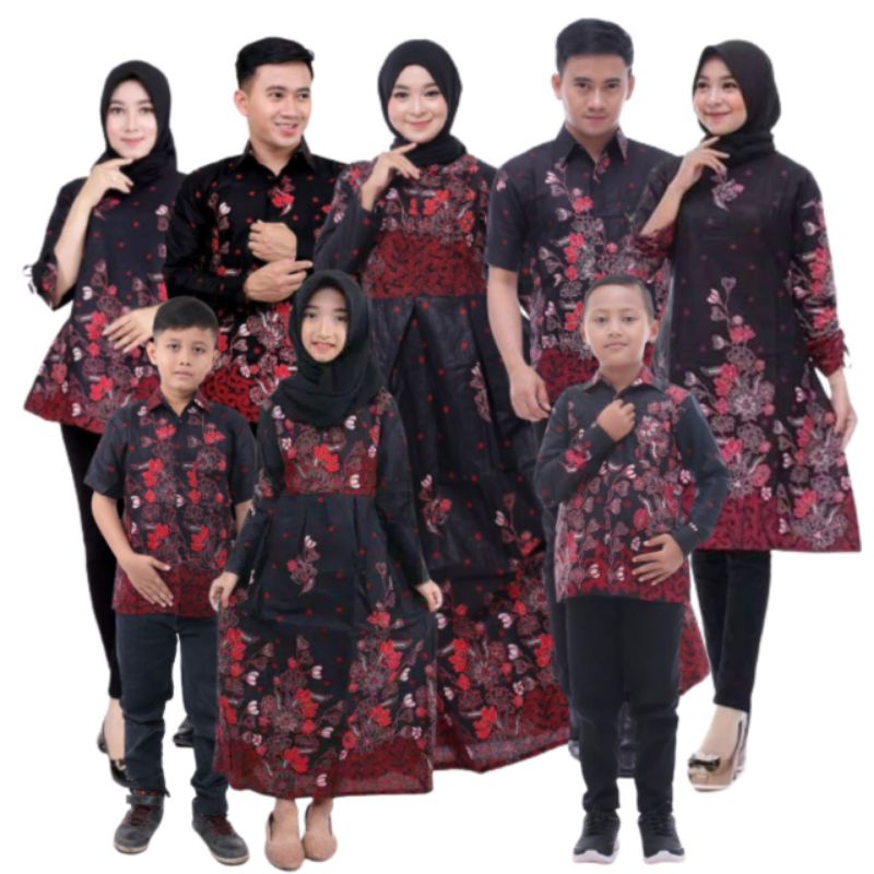 COUPLE KELUARGA DAN ANAK MOTIF SENO SAKTI