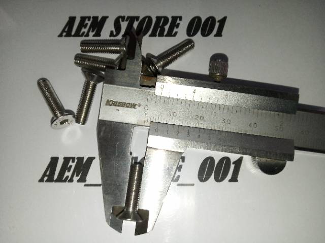 Verseng L M5 X 20 (2cm) stainless 304