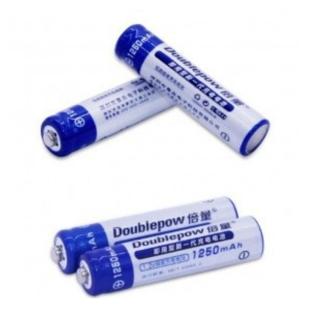 Baterai Charge Cas AAA Rechargeable NiMH 1250mAh 4 Pcs 111107