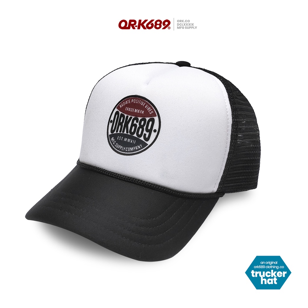 ORK689 Topi Pria Distro Original Topi Baseball Topi Pria Dewasa Vin White Black