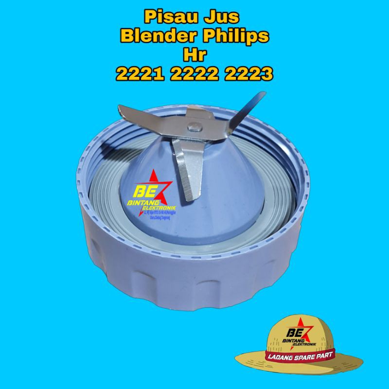 Pisau Mangkok Jus Blender Philips Hr 2221 2222 2223 Monting Jus Philip UNGU