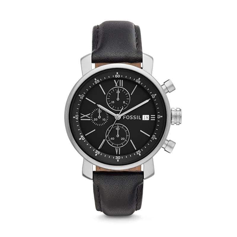 jam tangan pria kulit fossil BQ1006