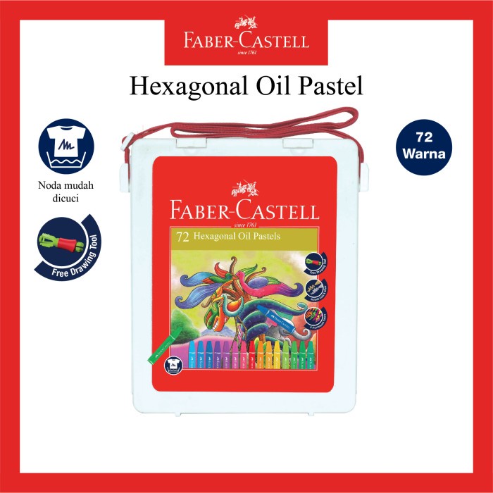 

Produk Terbaru Faber Castell Hexagonal Oil Pastel 72 Warna Crayon